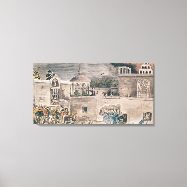 Toile Les troupes américaines sous le général Doniphan (Recto)