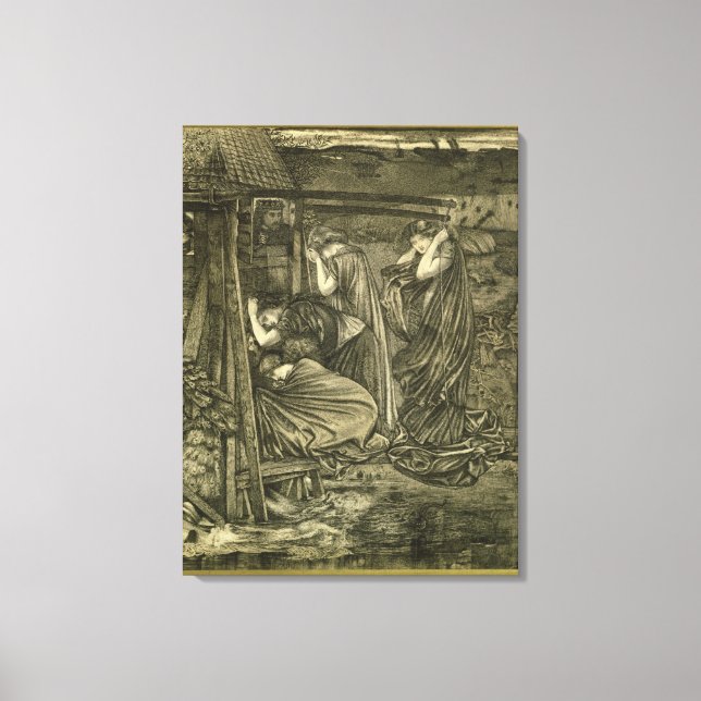 Toile Les Vierges sages et stupides (Recto)