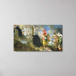 Toile Les voeux du saint Aloysius de Gonzaga