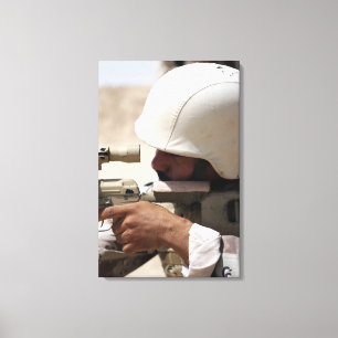 Toile Les vues irakiennes de sergent d'armée dans vers