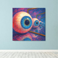 "Les yeux au-delà de jamais" - Un portrait surréal
