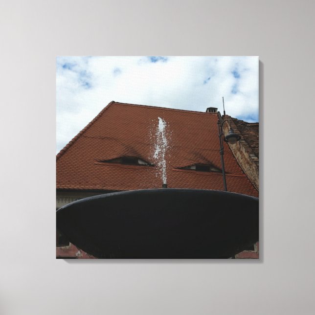 Toile Les yeux de la ville (Recto)