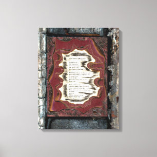 Toile Les yeux de mon père