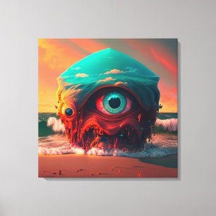 Toile Les yeux sanglants