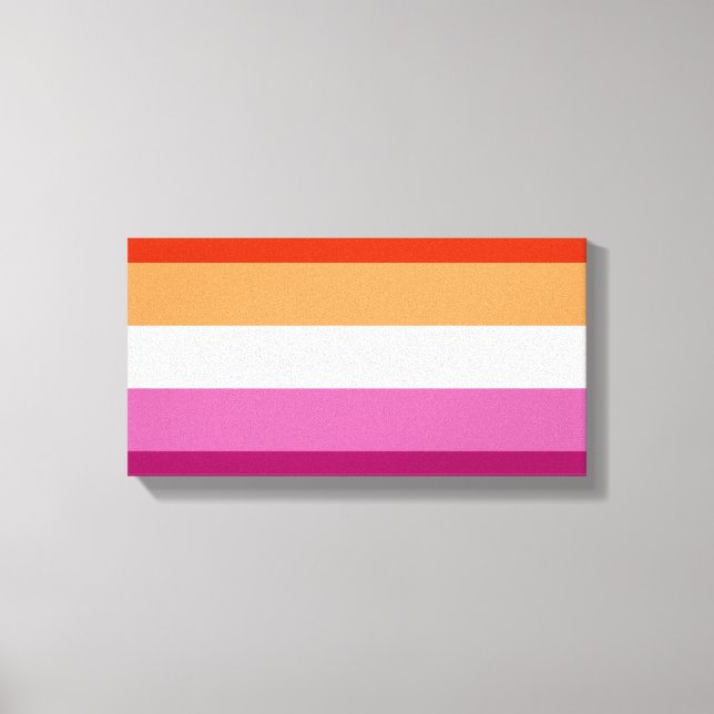 Toile Lesbian Pride Flag LGBTQ (Recto)