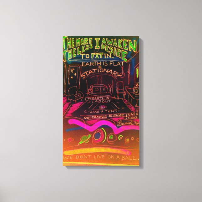 Toile l'espace externe est faux (Recto)