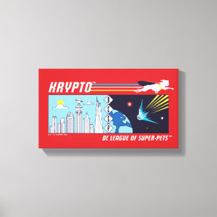 Toile L'espace extra-atmosphérique de Krypto vers la m