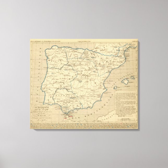 Toile L'Espagne 585 a 756 (Recto)