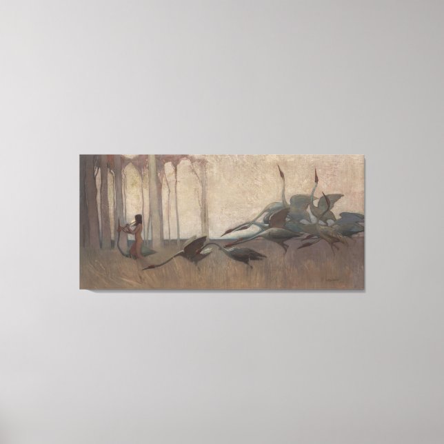 Toile L'Esprit des Plaines La longue mythologie de Sydne (Recto)