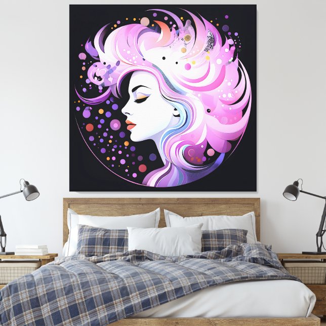 Toile "L'essence de l'élégance" Beauté des femmes (Insitu(Chambre))