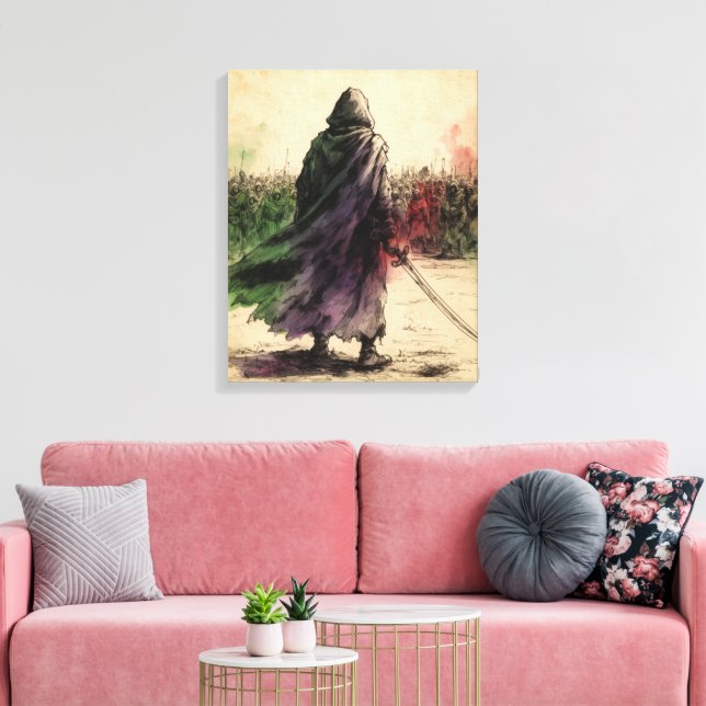 Toile L'Étendard de « Muhammad, Messager d'Allah » (Insitu(Salon))