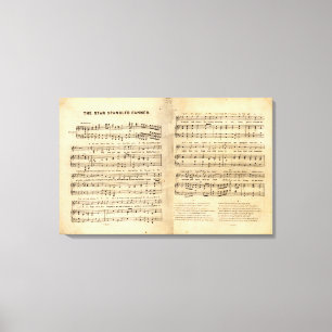 Toile L'étoile vintage a orné des textes de paillettes