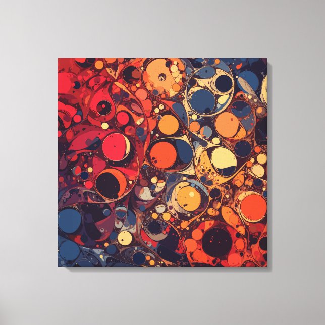 Toile L'étonnement de la nature en cours (Recto)