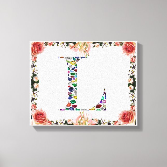 Toile Letter L monogram (Recto)