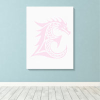 Lettre E de style dragon, alphabet du dragon, mono