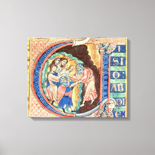 Toile Lettre initiale 'V' Visio Abdie