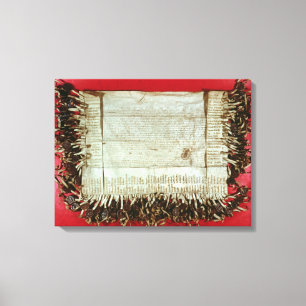 Toile Lettre médiévale de protestation du bohémien