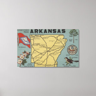 Toile Lettre ScenesArkansas 2 d'ArkansasLarge