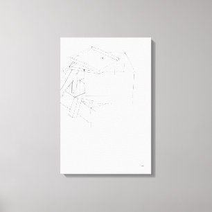 Toile Lettres de jeux du bâtiment dans la boîte Dessin 9