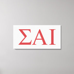 Toile Lettres grecques Sigma Alpha Iota