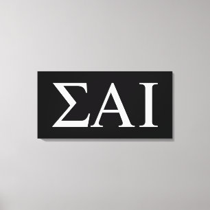 Toile Lettres grecques Sigma Alpha Iota