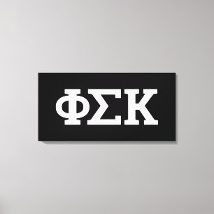 Toile Lettres Phi Sigma Kappa