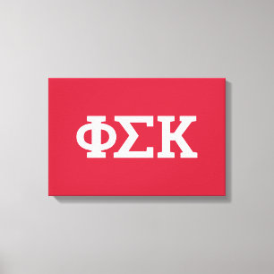 Toile Lettres Phi Sigma Kappa