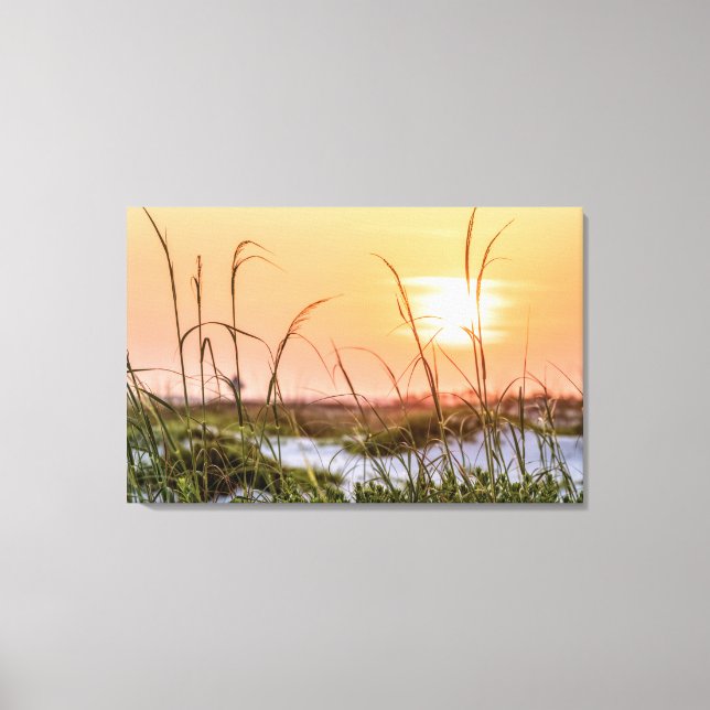 Toile Levée de soleil de la mer de Floride (Recto)