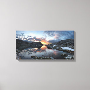 Toile Levée de soleil des lacs Nydiver - Ansel Adams Wil