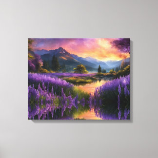 Toile Levée solaire de Purple Mountain Valley