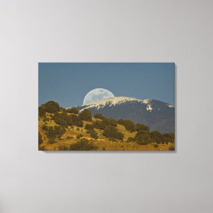 Toile Lever de lune sur les montagnes Sangre de Cristo,