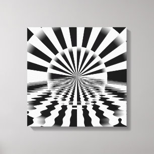 Toile Lever de soleil d'art op