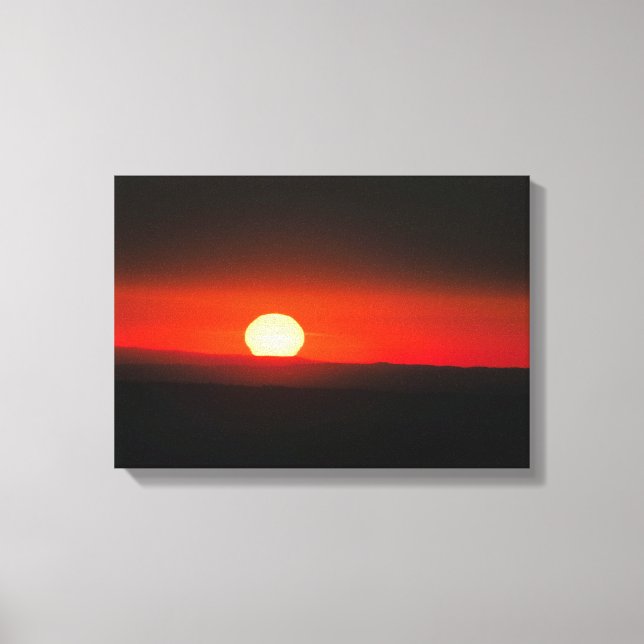 Toile Lever de soleil en Dordogne (Recto)