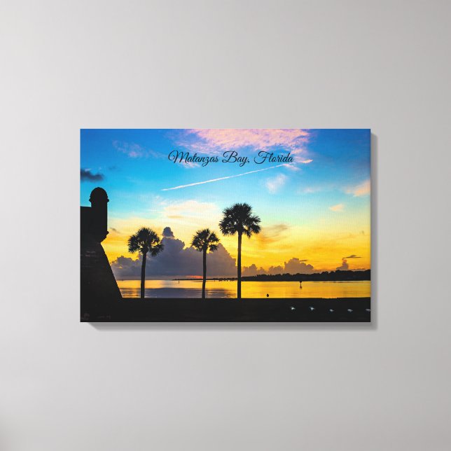 Toile Lever de soleil sur la baie de Matanzas, (Recto)