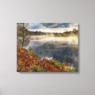 Toile Lever de soleil sur la rivière Tahquamenon Parad