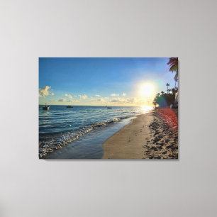 TOILE LEVER DU SOLEIL À BAVARO