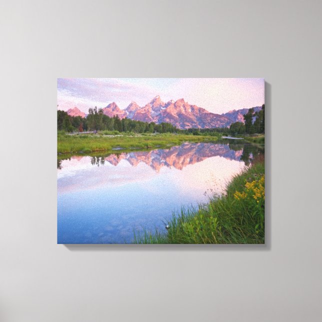 Toile Lever du soleil de Schwabacher Landing (Recto)