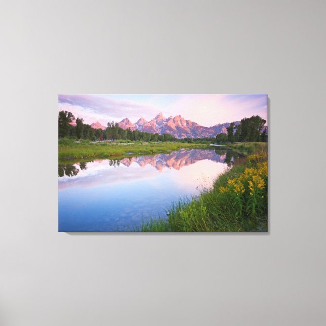 Toile Lever du soleil de Schwabacher Landing (Recto)