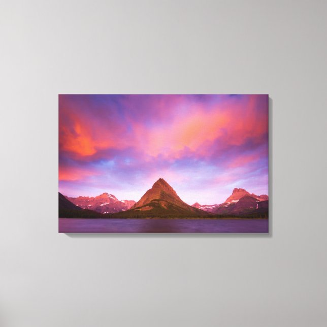 Toile Lever du soleil sur Glacier (Recto)