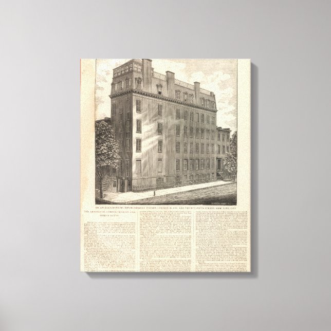 Toile Lexington Avenue Bains turcs et romains (Recto)