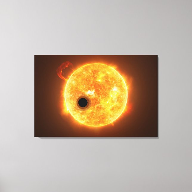 Toile L'Exoplanet Wasp-107b Est Un Géant De Gaz (Recto)