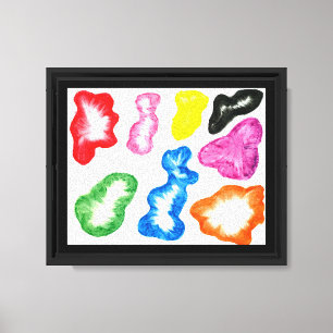 Toile L'expérience Kandi Original en pastels