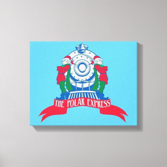 Toile L'Express polaire | Elfes debout En Train (Recto)