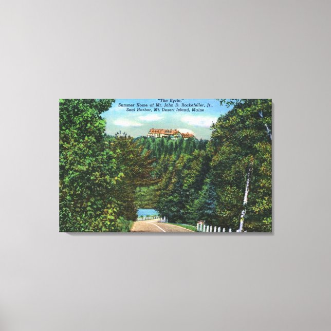 Toile L'Eyrie, John D Rockefeller Jr Accueil (Recto)