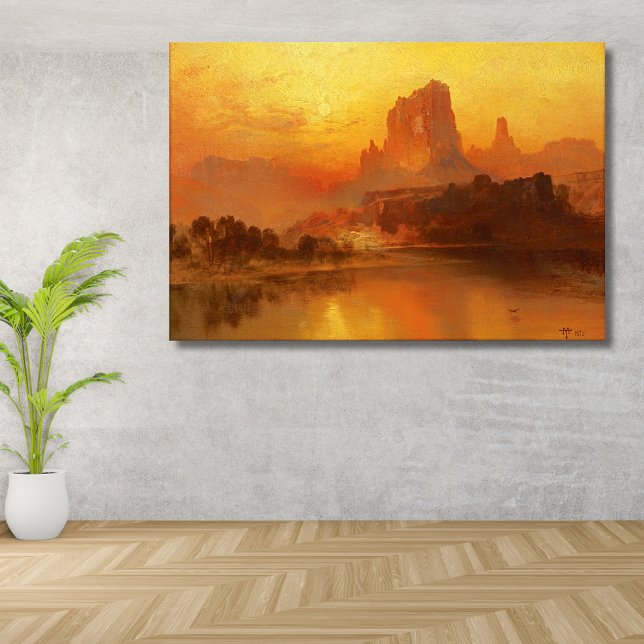 Toile L'heure d'or, Moran, 1875 (Créateur téléchargé)