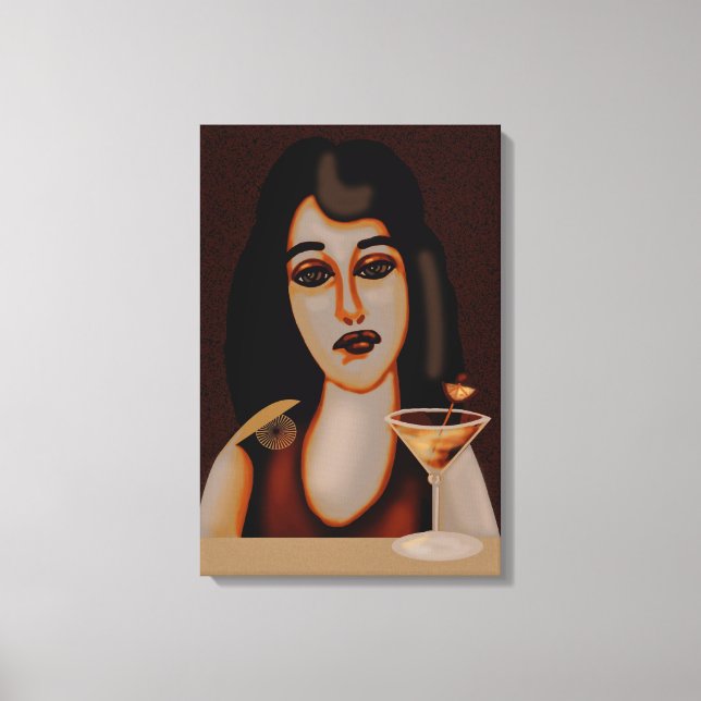 Toile L'heure du cocktail (Recto)