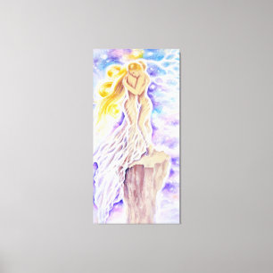 Toile L'histoire de deux filles et leur amour fragile