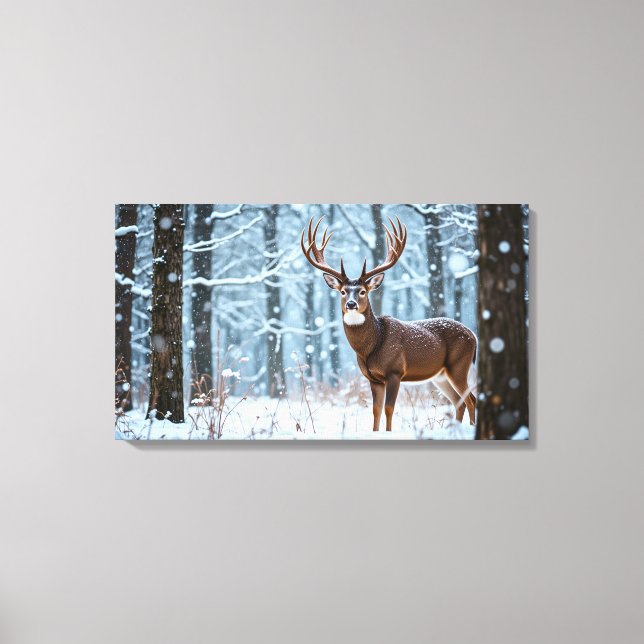 Toile L'hiver Buck Canvas (Recto)
