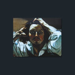 Toile L'homme désespéré par Gustave Courbet<br><div class="desc">Artiste : Gustave Courbet. 1843.</div>