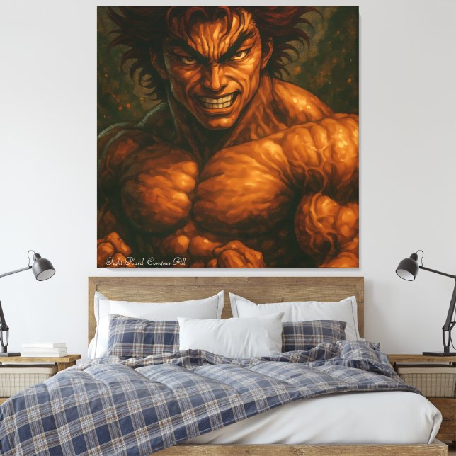 Toile L'homme le plus fort du monde (Insitu(Chambre))